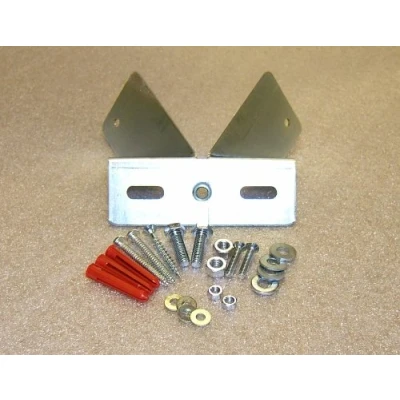 Image of KRP5 Corner bracket for 150 500 watt floodlight fitting complete with fastening screws and fixings