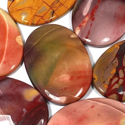 Image of CrystalAge Mookaite Palm Stone 70x50mm