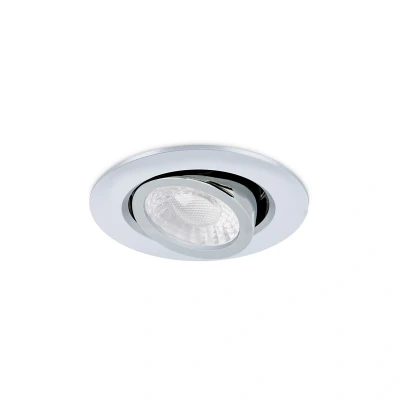 Image of JCC X50 Tilt Fire Rated Multi Wattage CCT Downlight Polished Chrome