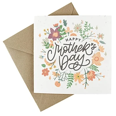 Image of Wildflower Mother&#039;s Day Card Eco Friendly Plantable Greeting Happy Spring Flowers