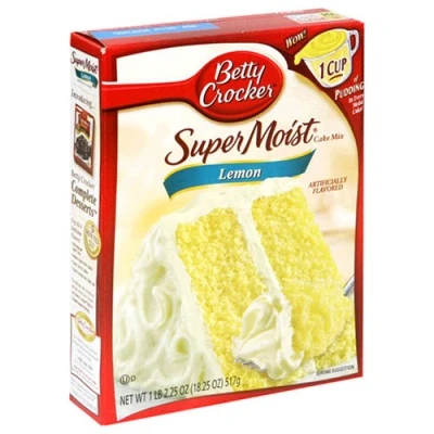 Image of Betty Crocker Super Moist Lemon Cake Mix 432g