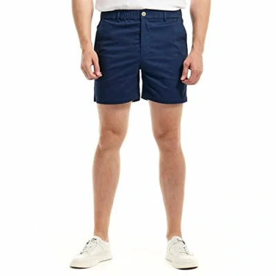 Image of AIMPACT Mens 5.5 Inch Inseam Short Shorts Casual Stretch for Men Hybrid Shorts, Navy, Medium