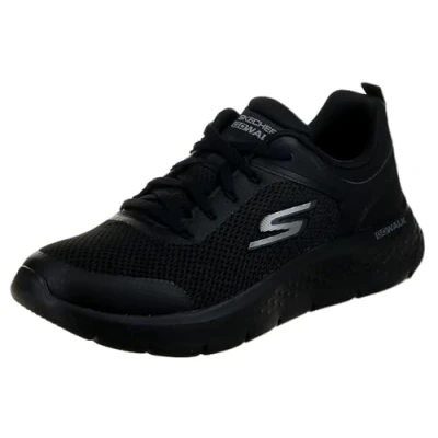 Image of Skechers Performance GO WALK FLEX LACE UP Walking trainers black, Men&#039;s, Size: 7, Black Textile/synthetics