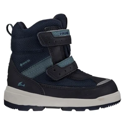 Image of Viking Pl​a​y​ Hi​g​h​ Gtx R Wa​r​m​ Snow Boot Unisex Kids, Navy Charcoal, 5.5 UK Wide