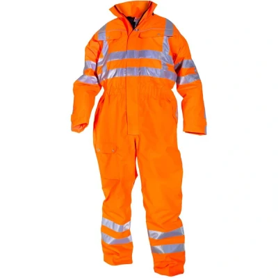 Image of Uelsen Sns High Visibility Waterproof Winter Coverall Orange Medium