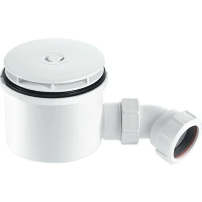 Image of McAlpine 1 1/2� 90mm Hi Flow Shower Trap ST90WH10 HP2