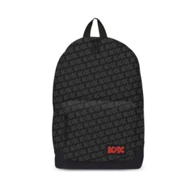 Image of Rocksax Backpack AC/DC Riff Raff Rucksack 43cm x 30cm 15cm Officially Licensed Merchandise