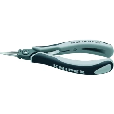 Image of Knipex Precision Electronics Gripping Pliers ESD burnished, with multi component grips 135 mm 34 32 130