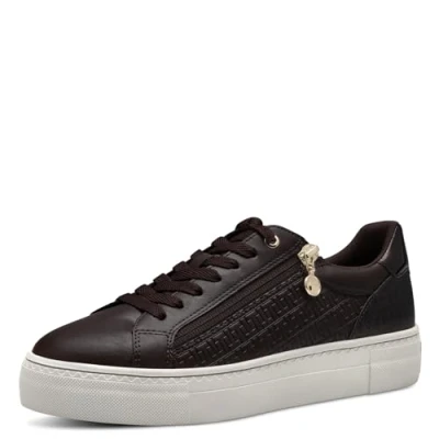 Image of Tamaris Women&#039; 1 23313 41 Sneaker, Cognac Nappa, 6 UK
