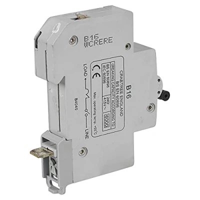 Image of Crabtree Single Pole Starbreaker MCB Circuit Breaker Type B/C Fuse Electrical (Type B 16A)