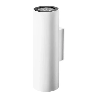 Image of Pipe 2 Light Up &amp; Down Wall White, Black, GU10