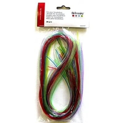 Image of Artemio 30 Piece Glitter Threads for Scoubidous