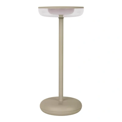 Image of Näve LED patio light Pasi beige height 26 cm metal touch