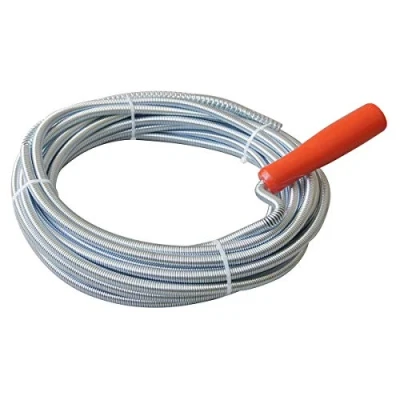 Image of KATSU Drain Cleaner Unblocker Auger Flexible Snake Wire 10m x 9mm for Kitchen Sink Plumbing Pipe Cleaning 318710