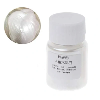Image of smallJUN Resin Dye Powder Mica Pearl Pigments Colorants Crystal Mud Jewelry Making Pigment White