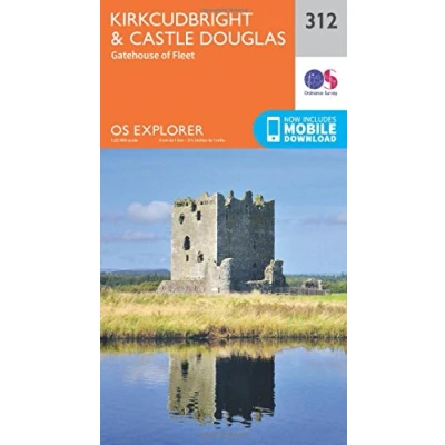 Image of Explorer 312 Kirkcudbright &amp; Castle Douglas Map With Digital Version