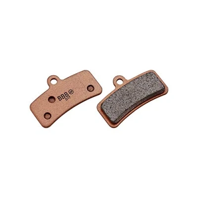 Image of BBB Cycling Bike Disc Brake Pads 1x Pair of Durable Bicycle Pad Sintered MTB and Road Compatible with Shimano, Tektro Bengal Systems DiscStop High Performance BBS 55S