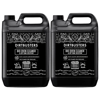 Image of Dirtbusters bio Oven Cleaner and dip tank solution concentrate 2 X 5 Litres As Used By Cleaning Companies Professional formula non caustic safe but powerful degradable, Eco Friendly