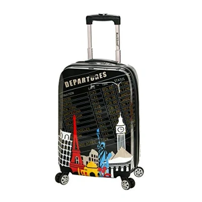 Image of Rockland Departure Hardside Trolley Set, Departure:, Carry On 20&quot;, Melbourne Expandable Spinning Wheel Luggage