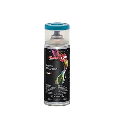 Image of Ambro Sol V4005015 Multipurpose Acrylic Enamel Spray Paint, Sky Blue, 400 ml