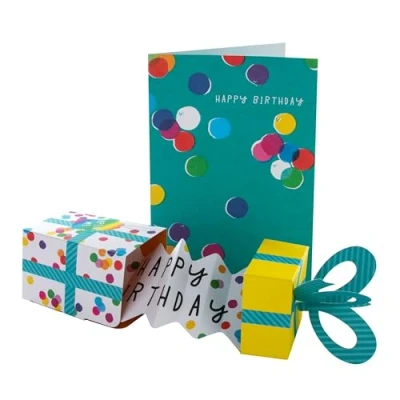 Image of Hallmark Birthday Card 3D Pop Up Gift Box Design