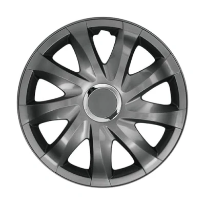 Image of NRM Universal Wheel Trims DRIFT graphite 16&quot;, set 4 pieces