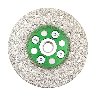 Image of KURSTOL Grinding Cutting Diamond Blade Wheel 4&quot;/100mm X M14 Arbor,Granite for Beveling Shaping Porcelain Stoneware,Tile,Ceramic,Granite,Concrete