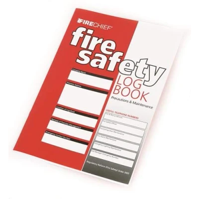 Image of Firechief AEC1761 Fire Log Book, Red