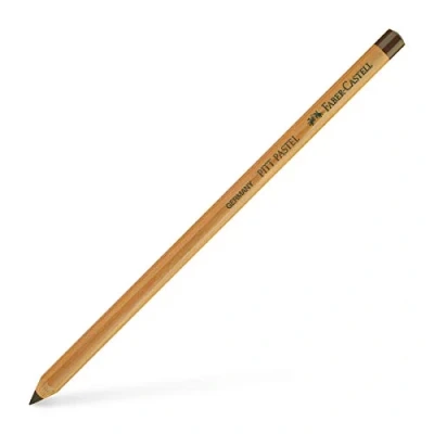 Image of Faber Castell PITT Monochrome Range Artists&#039; Pastel Pencil Oil Free, Walnut Brown