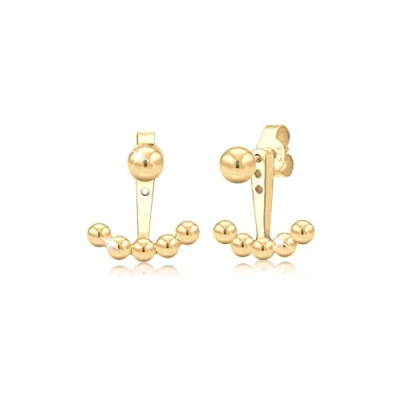 Image of Elli Earrings Jacket Drops Ball 925 Sterling Silver