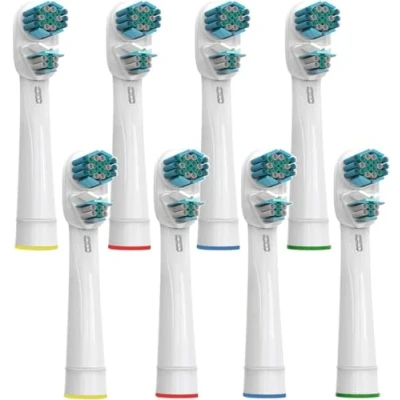 Image of Replacement Brush Heads for Oralb Dual Clean, Generic Double Toothbrush Compatible with Braun Electric Toothbrush, 8 PCS