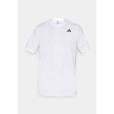Image of adidas Performance CLUB Graph TEE Print Tshirt, Men&#039;s, Size: Medium, White/dash grey