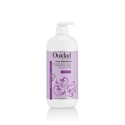 Image of Curl Immersion No Lather Coconut Cream Cleansing Conditioner by Ouidad for Unisex 16 oz