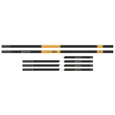 Image of Guru 700XS 7m Pole Combo, Starter Fishing Kit, Excellent Balance, Responsiveness, and Strength, Incl. 14/16 Elastic, PTFE Side Puller Bush, Bead, 2 Ready Tied Rigs, Code GRD273