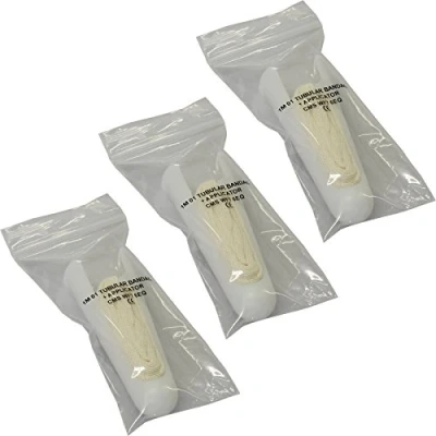 Image of Tubular Cotton Thick Finger Bandage 1 Metre for Adult Fingers + Applicator x3