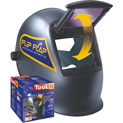 Image of Flip Flap 11 Welding Helmet with Screen , Black