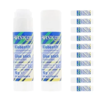 Image of Westcott Glue Stick, 12 Pieces