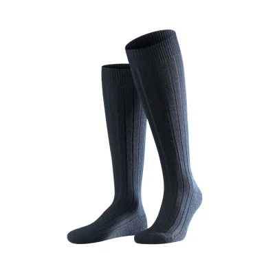 Image of Falke Teppich IM Schuh Cushioned SOLE Knee high socks, Men&#039;s, Size: 7/8, Dark navy