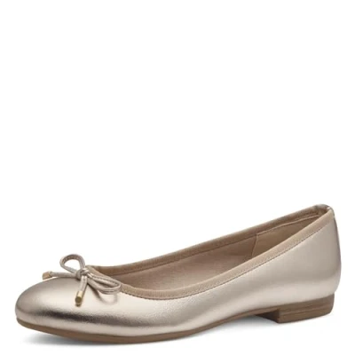 Image of MARCO TOZZI Women&#039;s 2 22137 42 Ballet Flat, Platinum, 5.5
