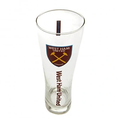 Image of Official West Ham United FC Tall Beer Glass