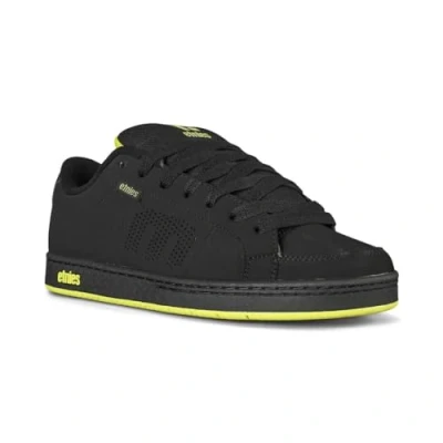Image of Etnies Men&#039;s Kingpin Skate Shoe, Black/Green/Black, 11 UK