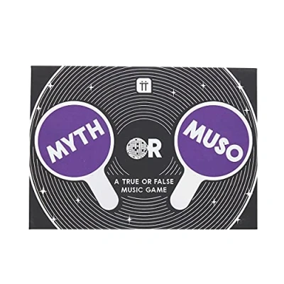 Image of Talking Tables Hit Replay Music Quiz Game True Or False Trivia Questions for Family, After Dinner, Birthday Him, Her, Stocking Filler,Black,REPLAY MYTHORMUSO, Gametruefalse