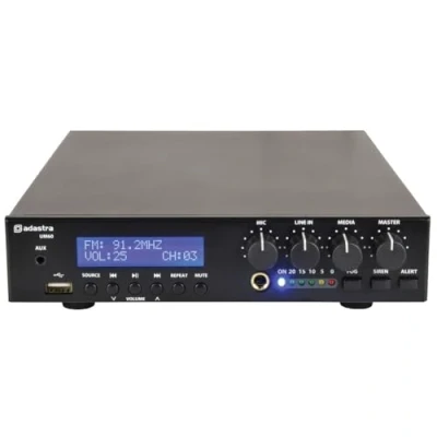 Image of Adastra Ultra Compact Mixer Amplifier With Bluetooth Wireless connectivity 60W