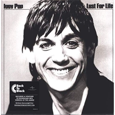 Image of Iggy Pop Lust For Life 180 Gram vinyl 2017 UK LP 00602557363258