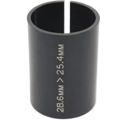 Image of M Part Cycling Spt100 Threadless Shim Stem Adapter 1 18in 28 6mm 1in25 4mm Black 6 25 4, Black, O S UK