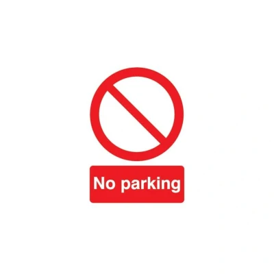 Image of Sitesafe NO Parking Vinyl Sign 210 x 297mm