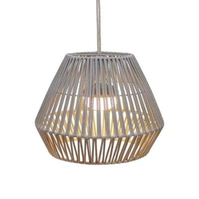 Image of Newgarden Conta LED battery hanging light, taupe