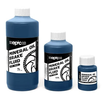 Image of Epic Mineral Oil Brake Fluid for Magura Disc Brakes MTB &amp; Road High Performance Bleeding Blue 500ml