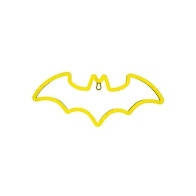 Image of Batman LED Neon Light Officially Licensed DC Comics, Iconic Logo Shaped Lamp, USB Powered, Boys Bedroom Accessories &amp; Decor Paladone