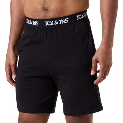 Image of JACK &amp; JONES Men&#039;s Jacoliver Shorts, Black, M
